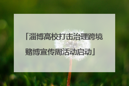淄博高校打击治理跨境赌博宣传周活动启动