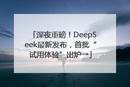 深夜重磅！DeepSeek最新发布，首批“试用体验”出炉→