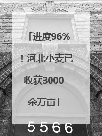 进度96%！河北小麦已收获3000余万亩