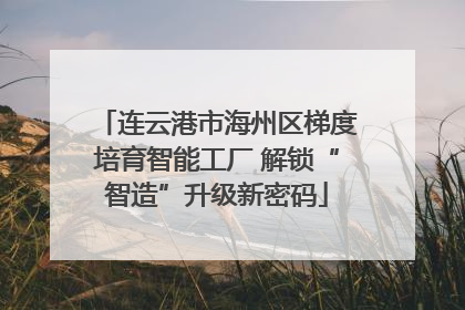 连云港市海州区梯度培育智能工厂 解锁“智造”升级新密码