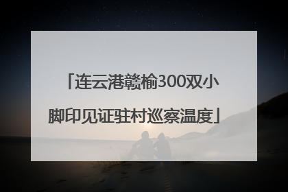 连云港赣榆300双小脚印见证驻村巡察温度