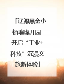 辽源黑金小镇璀璨开园 开启“工业+科技”沉浸文旅新体验