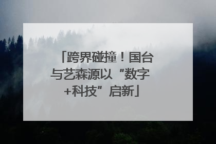 跨界碰撞！国台与艺森源以“数字+科技”启新