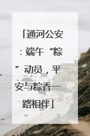 通河公安：端午“粽”动员，平安与粽香一路相伴
