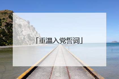 重温入党誓词