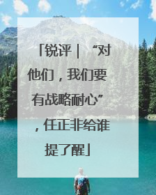 锐评｜“对他们，我们要有战略耐心”，任正非给谁提了醒