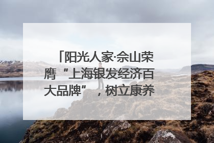 阳光人家·佘山荣膺“上海银发经济百大品牌”，树立康养行业新标杆