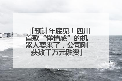 预计年底见！四川首款“懂情感”的机器人要来了，公司刚获数千万元融资