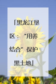 黑龙江垦区：“用养结合”保护黑土地