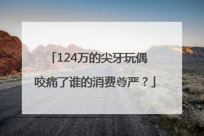 124万的尖牙玩偶 咬痛了谁的消费尊严？