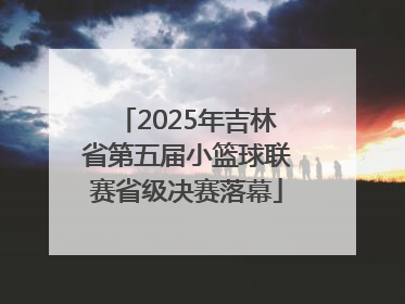 2025年吉林省第五届小篮球联赛省级决赛落幕