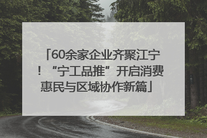 60余家企业齐聚江宁！“宁工品推”开启消费惠民与区域协作新篇