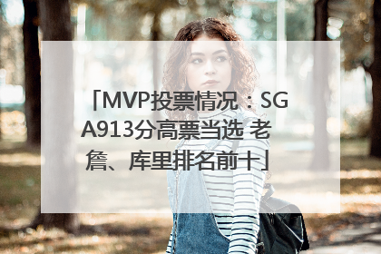 MVP投票情况：SGA913分高票当选 老詹、库里排名前十